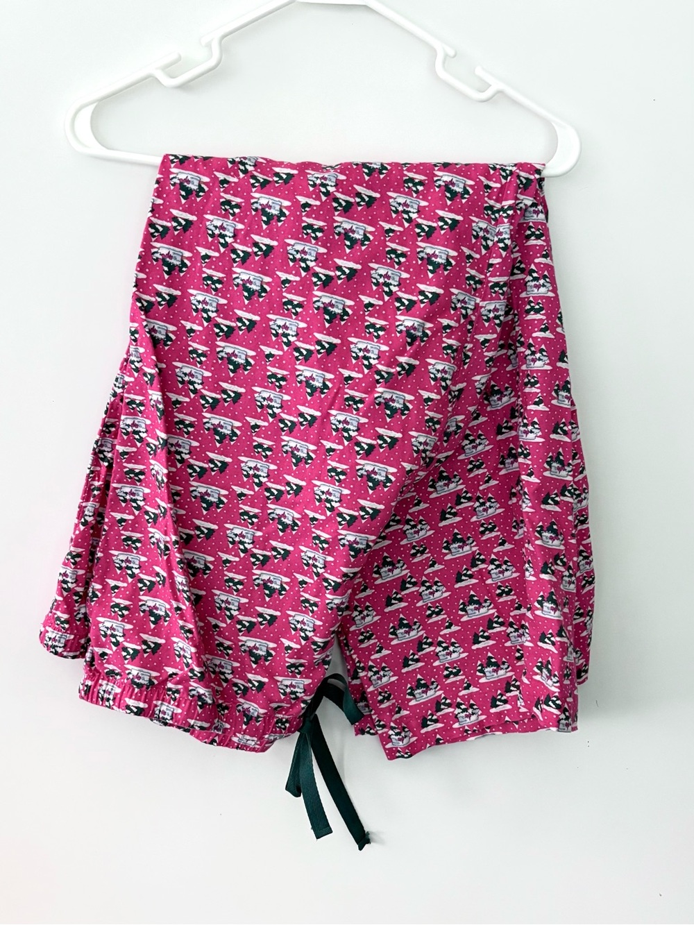 Vineyard Vines Christmas Whale Pajama Pants Green Large